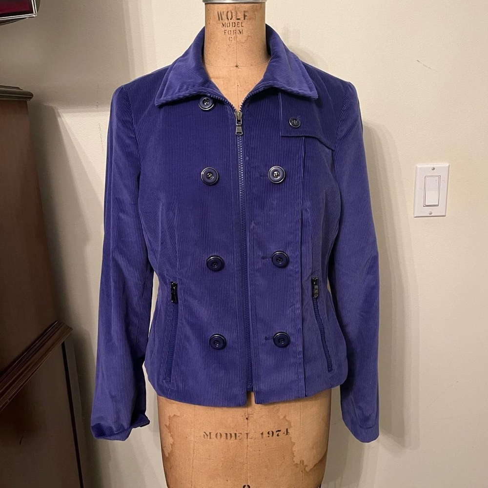 Vintage Carlisle Button Corduroy Zip Up Jacket